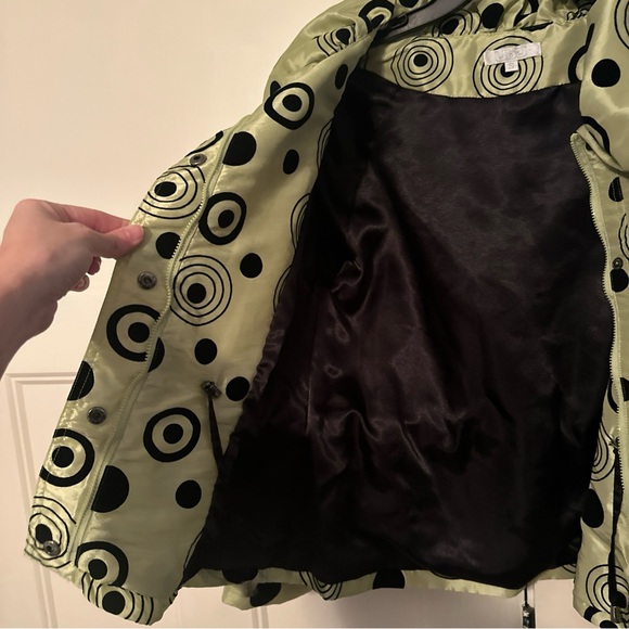 Ubu Jacket Size Small Green And Black Zipper And Snaps - Picture 6 of 9